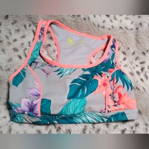 Xersion workout left print sports bra